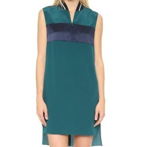Rag & Bone Teal Nico Zip Dress